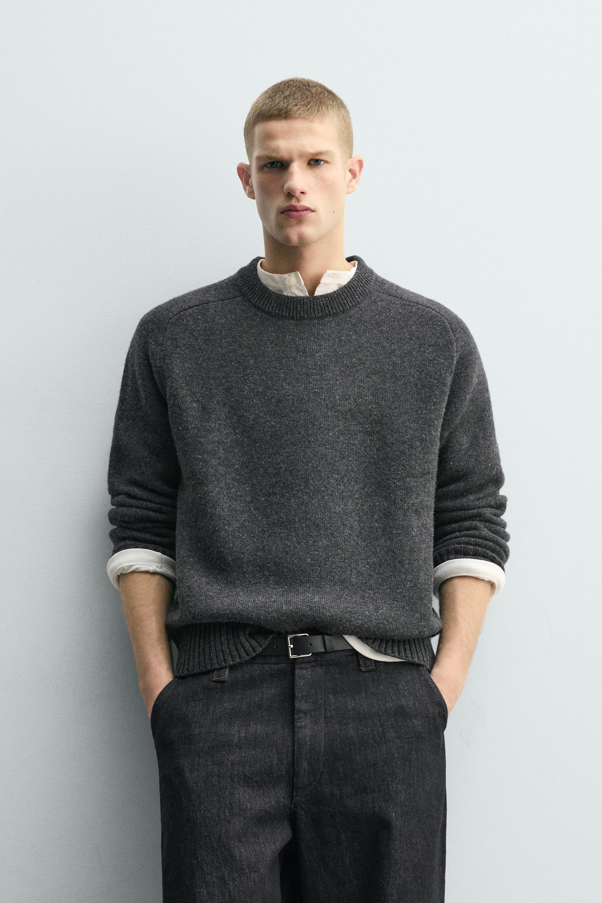 DOUBLE-FACED WOOL JUMPER